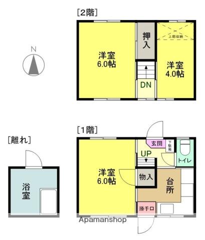 タウン茂原｜千葉県茂原市高師(賃貸アパート3K・1階・46.80㎡)の写真 その2