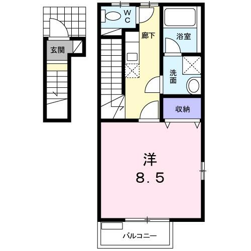 同じ建物の物件間取り写真 - ID:207001123893