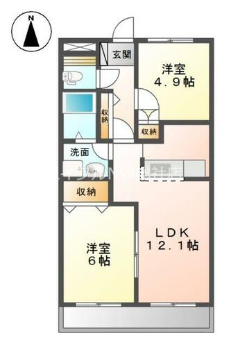 同じ建物の物件間取り写真 - ID:233019292843