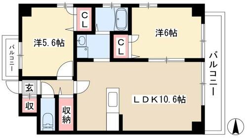 同じ建物の物件間取り写真 - ID:223026558579