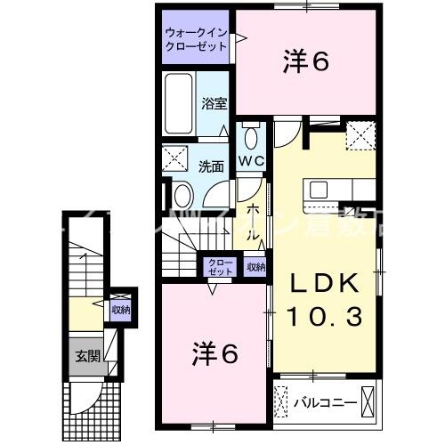 同じ建物の物件間取り写真 - ID:233019291934