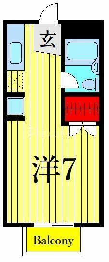 ガーデンハイム 113｜東京都江戸川区北葛西２丁目(賃貸マンション1R・1階・17.82㎡)の写真 その2