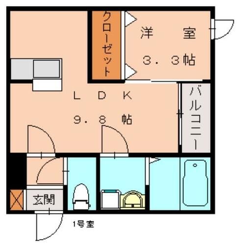 同じ建物の物件間取り写真 - ID:240028100523