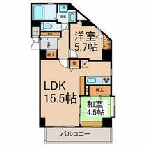 グランデ和 2A ｜ 愛知県名古屋市中川区長須賀３丁目（賃貸マンション2LDK・2階・62.26㎡） その2