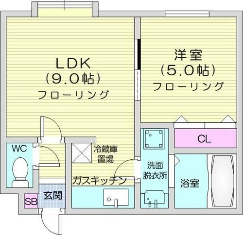 同じ建物の物件間取り写真 - ID:201019081420