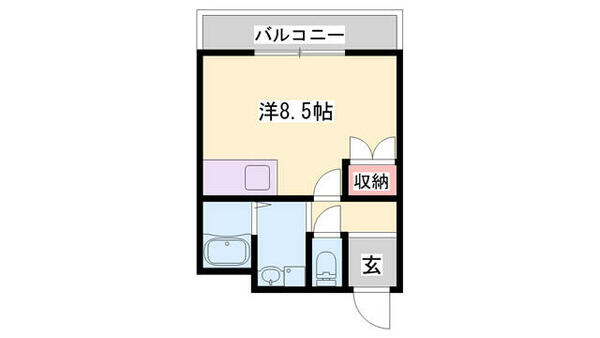 リバーテック 602｜兵庫県姫路市下寺町(賃貸マンション1R・6階・25.00㎡)の写真 その2
