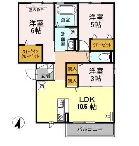 同じ建物の物件間取り写真 - ID:246005456301