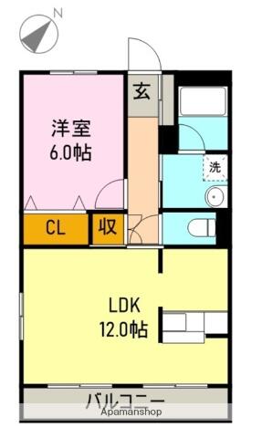 同じ建物の物件間取り写真 - ID:222015598439