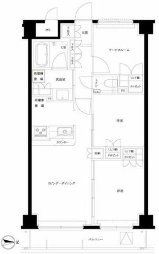 同じ建物の物件間取り写真 - ID:213101799199