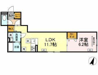 同じ建物の物件間取り写真 - ID:213099991249