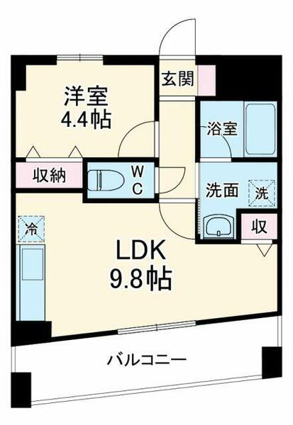 アレグリア柏屋｜埼玉県草加市高砂２丁目(賃貸マンション1LDK・7階・35.50㎡)の写真 その2