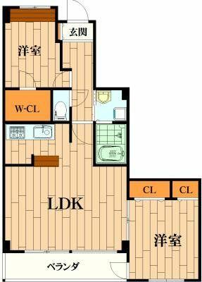 同じ建物の物件間取り写真 - ID:214054042416