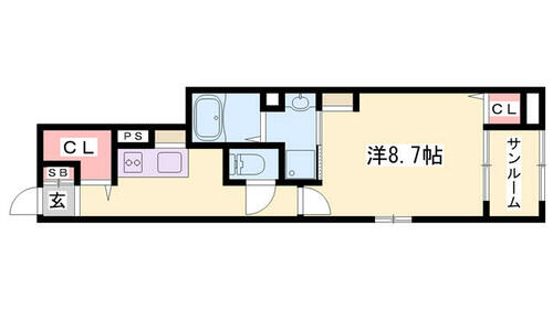 同じ建物の物件間取り写真 - ID:228050421453