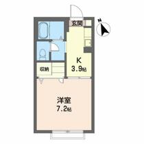 コーラル９９ 102 ｜ 岩手県一関市山目字三反田（賃貸アパート1K・1階・24.50㎡） その2