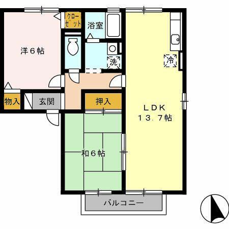 同じ建物の物件間取り写真 - ID:221010716599