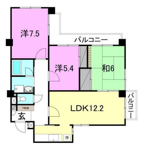 同じ建物の物件間取り写真 - ID:238006802433