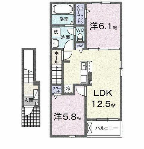 同じ建物の物件間取り写真 - ID:211045406390