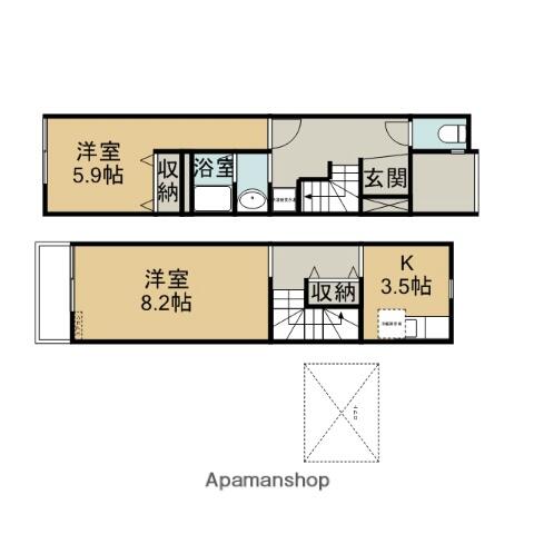 同じ建物の物件間取り写真 - ID:223032488251