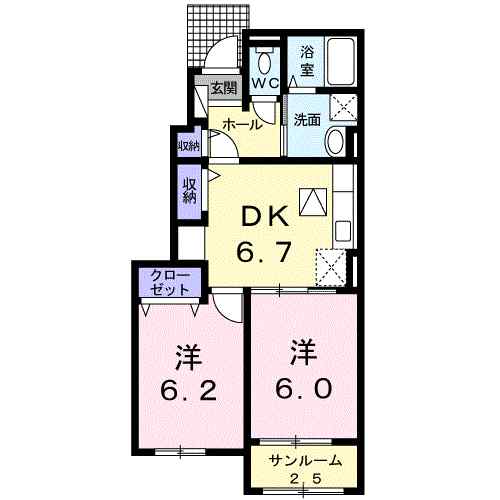 同じ建物の物件間取り写真 - ID:238007250537