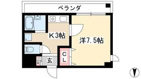 ルームⅠフジハイツ 501 ｜ 愛知県名古屋市熱田区夜寒町（賃貸マンション1K・5階・24.40㎡） その2