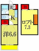 セントヒルズ津田沼３ 202 ｜ 千葉県習志野市藤崎３丁目（賃貸アパート1K・2階・36.92㎡） その2