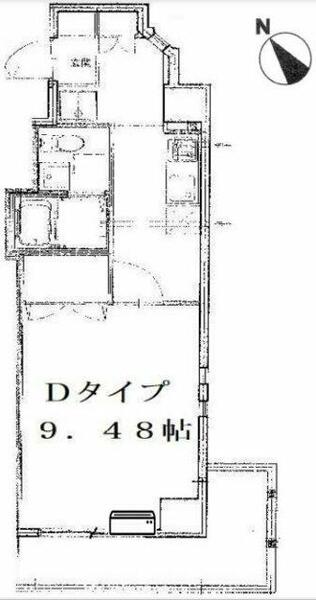 コンフォートタウン大船 408｜神奈川県鎌倉市大船１丁目(賃貸マンション1K・4階・33.03㎡)の写真 その2