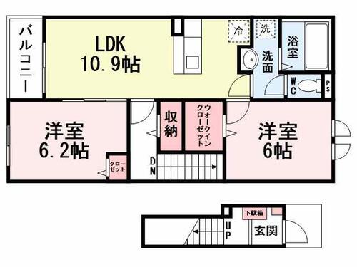 同じ建物の物件間取り写真 - ID:240028645509