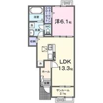 愛知県西尾市一色町味浜後田（賃貸アパート1LDK・1階・50.01㎡） その2