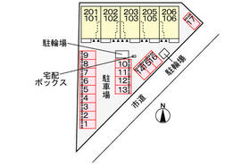 愛知県西尾市一色町対米九郎左（賃貸アパート2LDK・2階・56.44㎡） その15