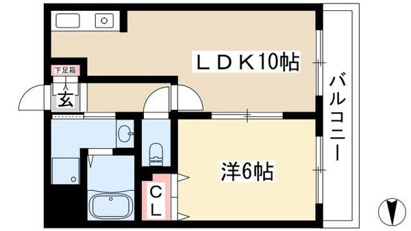 アルバ志賀本通 303｜愛知県名古屋市北区杉栄町５丁目(賃貸マンション1LDK・3階・36.91㎡)の写真 その2