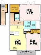 Ｄａｎｄｅｌｉｏｎ　Ｂ 201 ｜ 埼玉県上尾市大字上尾下（賃貸アパート2LDK・2階・64.87㎡） その2