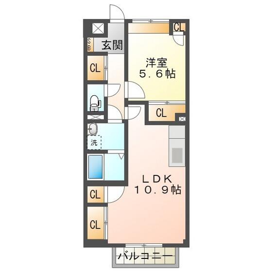 ハイツアミー 102｜三重県鈴鹿市南若松町(賃貸アパート1LDK・1階・45.64㎡)の写真 その2