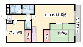 兵庫県加古川市平岡町土山（賃貸マンション2LDK・3階・53.46㎡） その2