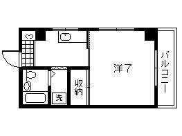 ＦＭＪビル 3F-B ｜ 鹿児島県鹿児島市下荒田４丁目（賃貸マンション1K・3階・23.00㎡） その2