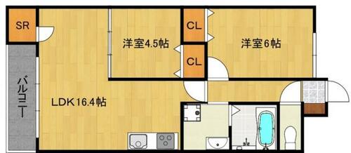 同じ建物の物件間取り写真 - ID:228047864120