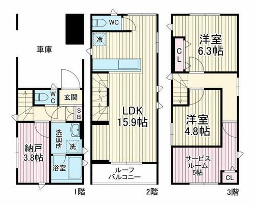 同じ建物の物件間取り写真 - ID:212042640003