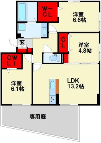 同じ建物の物件間取り写真 - ID:240027062955