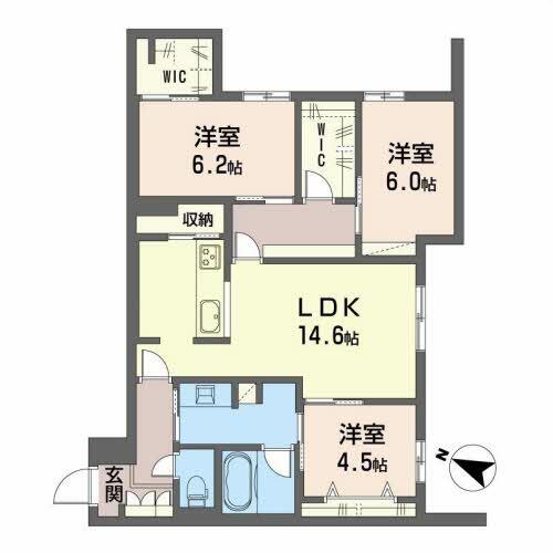 同じ建物の物件間取り写真 - ID:243006795708