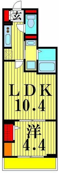 レクシア西新井 103｜東京都足立区西新井５丁目(賃貸アパート1LDK・1階・33.01㎡)の写真 その2