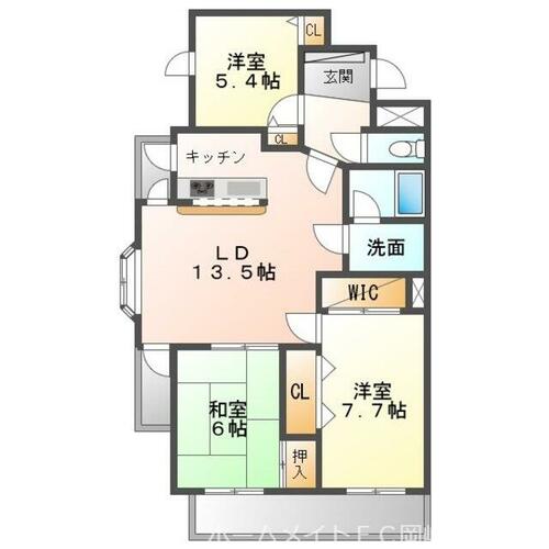 同じ建物の物件間取り写真 - ID:223031767033