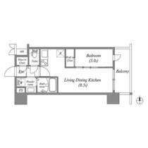 大阪府吹田市南吹田５丁目（賃貸マンション1LDK・4階・28.92㎡） その2