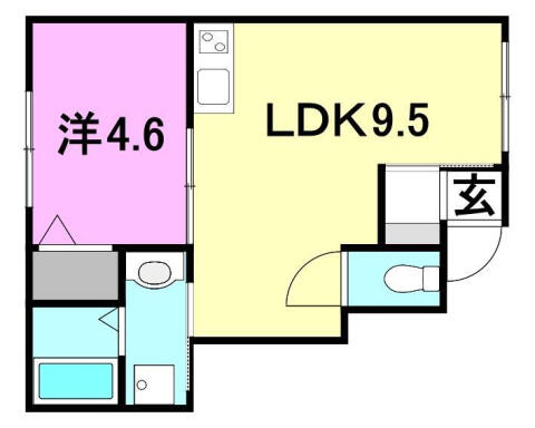 同じ建物の物件間取り写真 - ID:238006798084