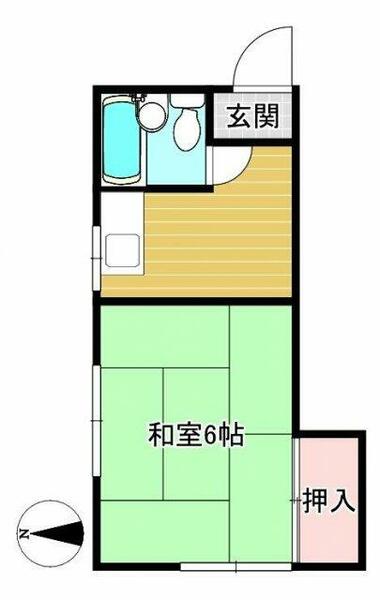 ハイツ富 201｜神奈川県川崎市宮前区宮崎２丁目(賃貸アパート1K・2階・19.80㎡)の写真 その2