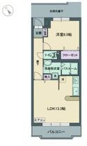 グリーングラスＮ  ｜ 静岡県三島市富士ビレッジ（賃貸マンション1LDK・2階・48.96㎡） その2