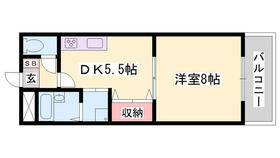 ラフィーヌ上野田 201 ｜ 兵庫県姫路市飾磨区上野田６丁目（賃貸マンション1DK・2階・30.96㎡） その2