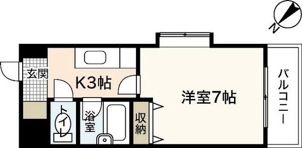 第２キャピタル祇園｜広島県広島市安佐南区祇園１丁目(賃貸マンション1K・3階・22.80㎡)の写真 その2