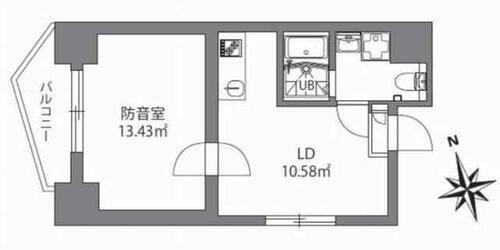 同じ建物の物件間取り写真 - ID:213103661762