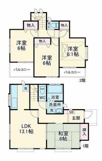 間取り：214076637136