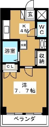 第２エコーマンション 208｜東京都八王子市暁町１丁目(賃貸マンション1R・2階・27.64㎡)の写真 その2
