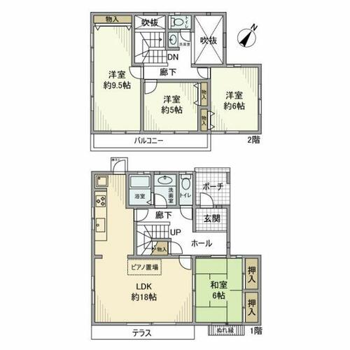 同じ建物の物件間取り写真 - ID:214050016468